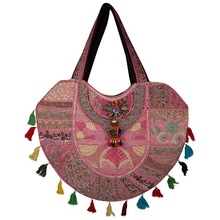 Embroidered beaded bags, Size : H-18, W-25