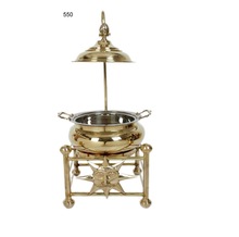 Gold chafing dish