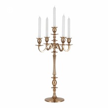Newest selling unique design glass candelabra, for Weddings