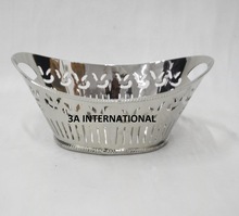 Silver plated antique serving bowls, Size : Custom Size