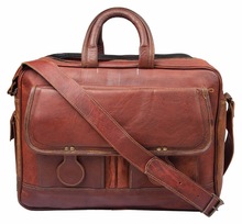 Real Vintage Briefcase Goat Leather Bag