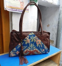 Venus leatherware 100%cotton Vintage Banjara Hand Bag, Color : Multi
