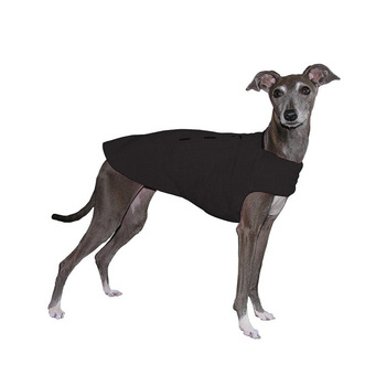 Greyhound Black Winter Dog Coat
