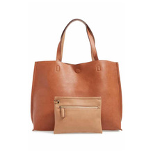 Leather Designer Tote Bag
