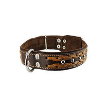 Leather Strong Dog Collars, Color : Customized