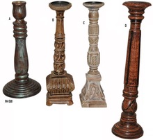 Wooden Candle Holder and Stand, for Storage, Shape : Customized Shape