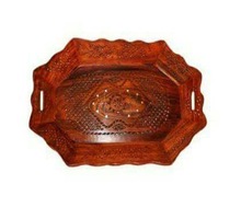 wooden serving tray