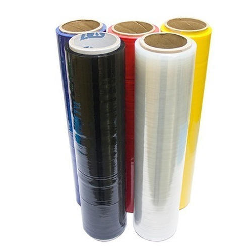 Blow Molding LDPE Stretch Film Roll, for Hotel, Lamp Shades, Office, Public, Restaurant, Length : 100-400mtr