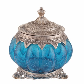 Antique Serving Jar Blue