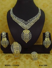 African style cubiz zircon combo necklace