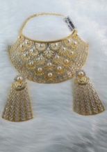 American Diamond Cubic Zircon Wedding Bridal Necklace Set