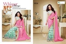 Classy Gerogette Sarees With Light Work