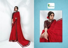 SGE Georgetter Crepe Sarees, Age Group : Adults
