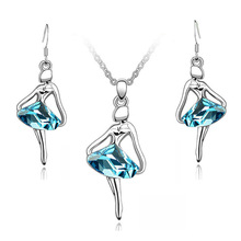 Crystal Pendant Earrings