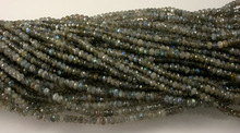 Labradorite Roundel Facet Beads Loose Gemstone, Gemstone Type : Natural, Natural
