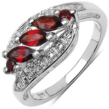 Natural Garnet  Ring