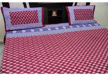 Kaspa 100% Cotton Bedsheet, for Home, Size : Full