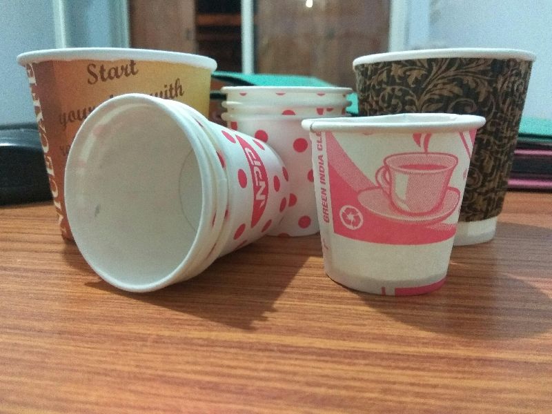 Printed Paper Cups, for Tea, Coffee, Cold Drinks, Feature : Eco-Friendly, Color Coated, Disposable
