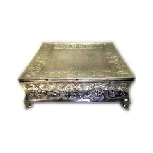 Metal Aluminum Square Cake Stand