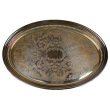 Brass Designer Glossy Tray