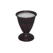 Embossed Cup Votive Metal Candle Hol