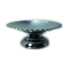 Silver Plated Metal Cake Stand