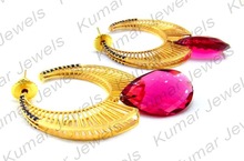 Kumar jewels Cute Adorable Hoop Earrings, Occasion : Anniversary, Engagement, Gift, Party, Wedding