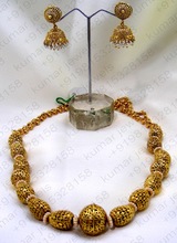 Kumar Jewels Handmade Filigree Necklace Set, Gender : Women's