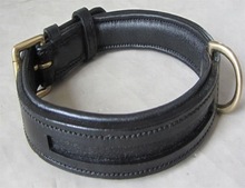 Empty channel DIY leather Dog Collar