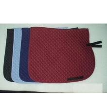 Quilted Cotton Jumping Saddle Pads, Color : Black, Navy Blue, Red, Maroon, Light Blue, Brown, etc.