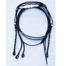 Western bridle headstall