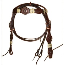 OWE Western Headstall Hand-Tooled