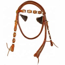 Western Headstall with Braiding