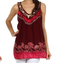 Sleeveless Beachwear Rayon Tunic Top, Size : Free Size