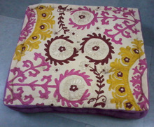 Cotton Patchwork Cushion Covers Poufs