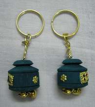Jaipuronline Handmade Wooden Key ring
