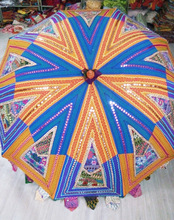 Rajasthani Vintage Embroidered Garden Umbrella