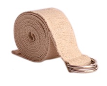 Private label cotton yoga strap belt