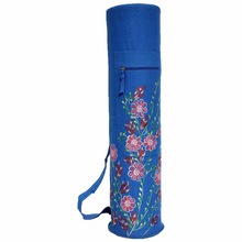 Embroidered private label eco friendly yoga bag