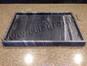 Grey Marble Food Serving Tray