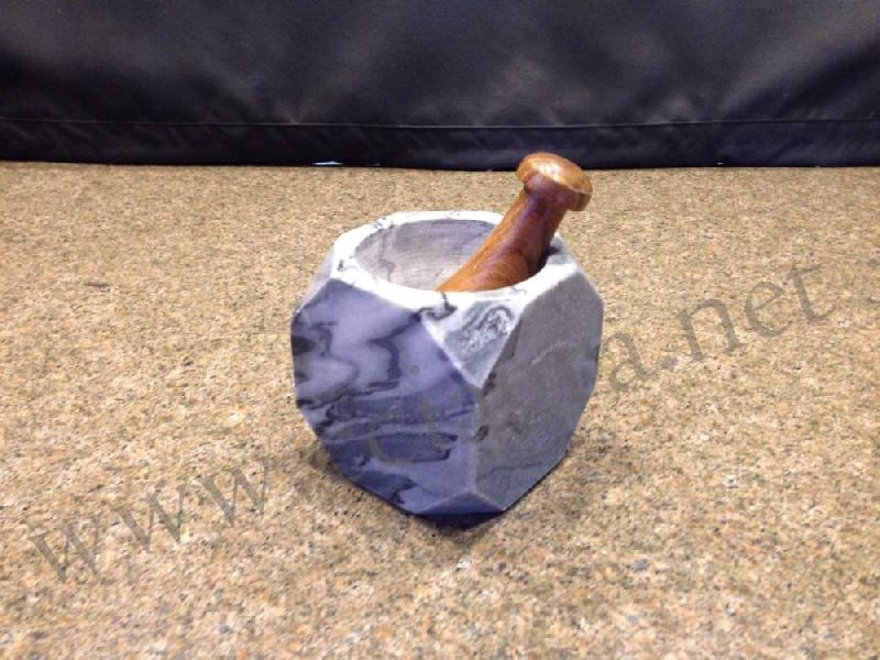 Grey Marble Mortar Pestle, Feature : Eco-Friendly