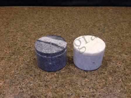 Stone Marble Salt Pepper Boxes, for Home Decoration