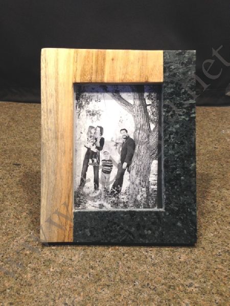 CCI AGRA Marble Wood Photo Frame