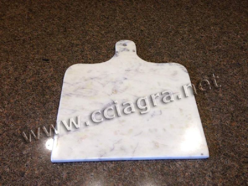 Polished Natural Marble Cheese Chopping, Color : White