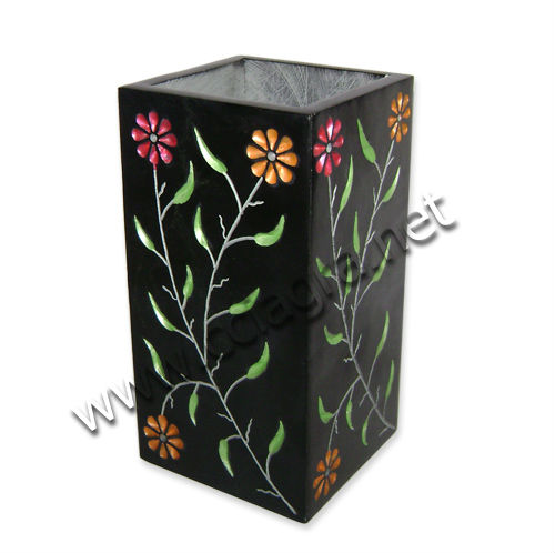 Natural Soapstone Flower Vase