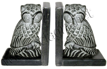 Soapstone Owl Bookend