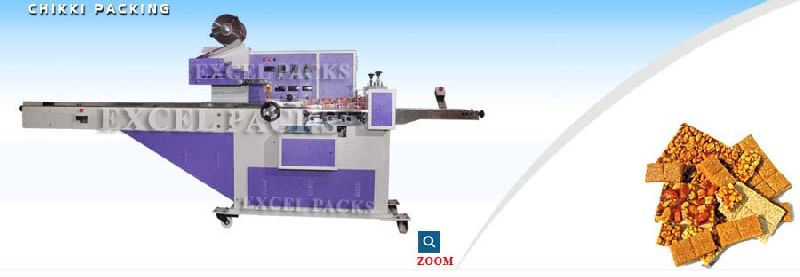 Electric 100-1000kg Chikki Packing Machine, Packaging Type : Pouch