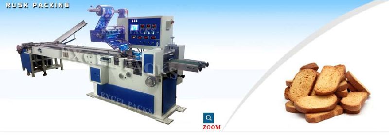 1000-2000kg Electric Rusk Packing Machine, Packaging Type : Pouch