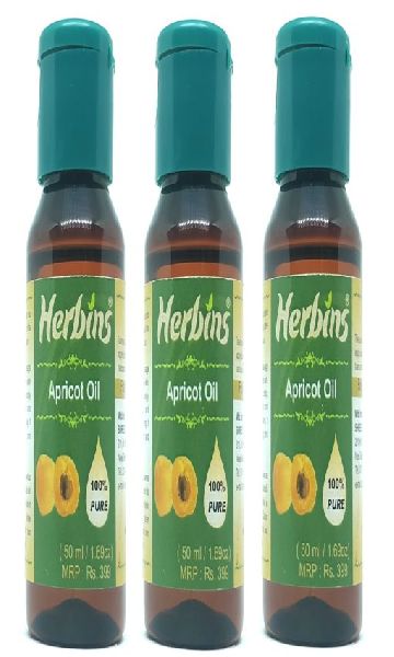 Herbins Apricot Oil Combo 3, Color : Golden