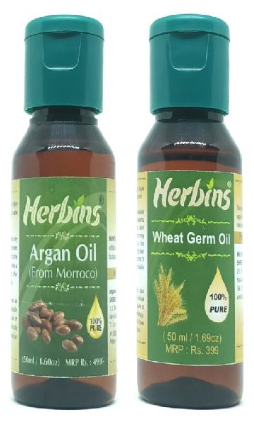 Herbins Essential Oil Combo (Argan and wheatgerm)